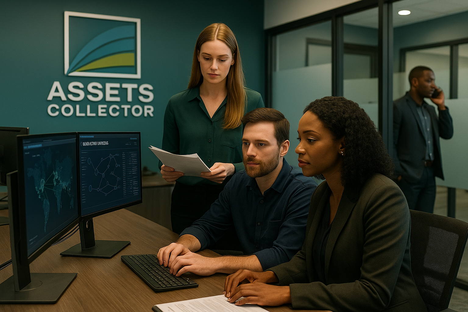 Technical team tracing blockchain transactions